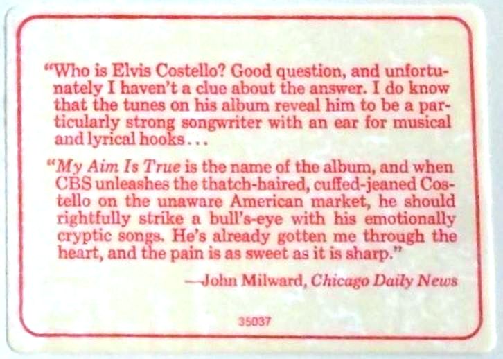 File:1977 US My Aim Is True hype sticker Chicago Daily News.jpg