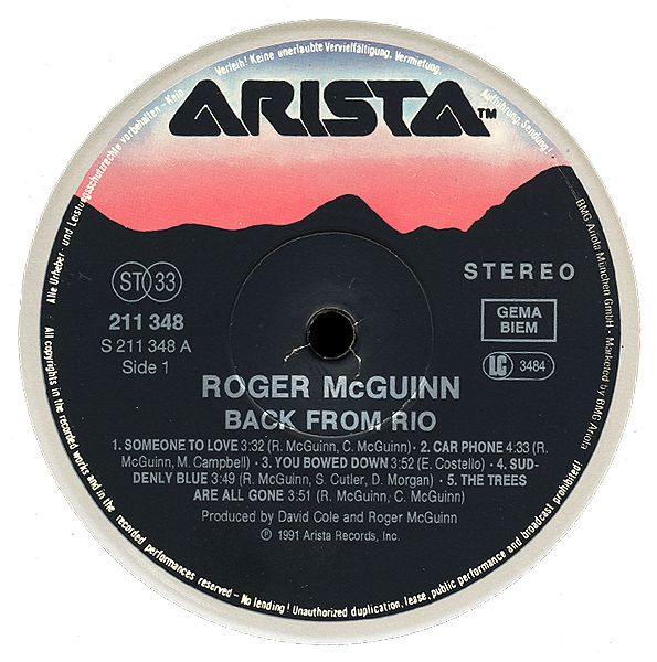 File:Roger McGuinn Back From Rio lp label side 1.jpg