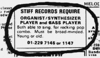 1977-06-04 Melody Maker page 63 advertisement.jpg