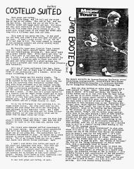 Page 17 - concert review - Elvis Costello, December 29, 1981, Los Angeles Sports Arena.