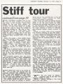 page 61 clipping - Stiff tour