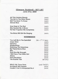 2008-06-21 Glasgow stage setlist.jpg