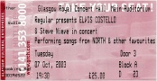 2003-10-07 Glasgow ticket.jpg