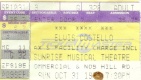 1999-10-31 Sunrise ticket.jpg