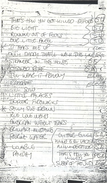 File:1986-10-23 New York stage setlist.jpg