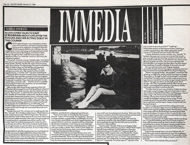 1988-02-27 Melody Maker page 40 clipping 01.jpg