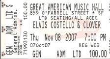 2007-11-08 San Francisco early show ticket.jpg