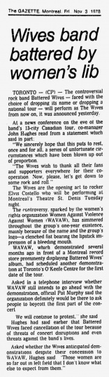 1978-11-03 Montreal Gazette clipping.jpg