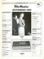 1984-11-00 Fare Musica contents page.jpg