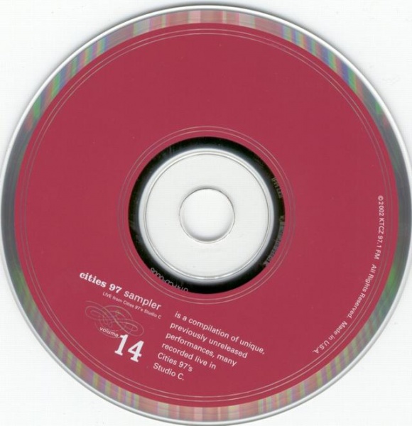 File:Cities 97 Sampler Volume 14 disc.jpg