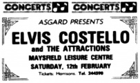 February 12, 1983, Belfast, Northern Ireland, Maysfield Leisure Centre - rescheduled to June 3
