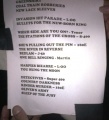 Stage setlist thanks to Stan