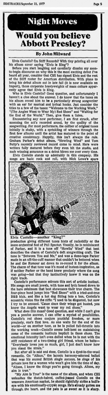 1977-09-22 Chicago Daily News, Sidetracks, page 05 clipping 01.jpg