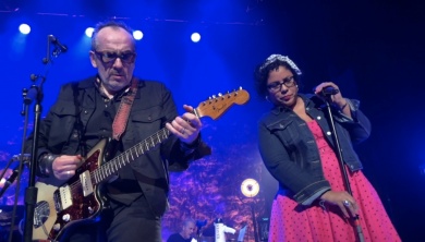 Elvis Costello with La Marisoul.