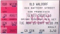 1977-11-15 San Francisco ticket 1