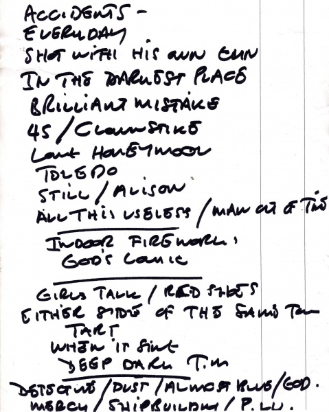 File:2003-07-20 Woodinville stage setlist.jpg