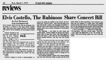 St. Louis Post-Dispatch, March 7, 1979 - The Elvis Costello Wiki