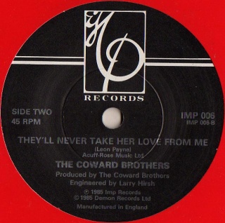 UK 7" single (back label), 1985