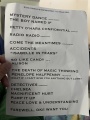 stage setlist thanks to SoulForHire