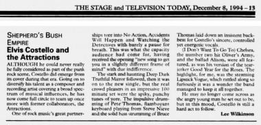 1994-12-08 London Stage page 13 clipping 01.jpg