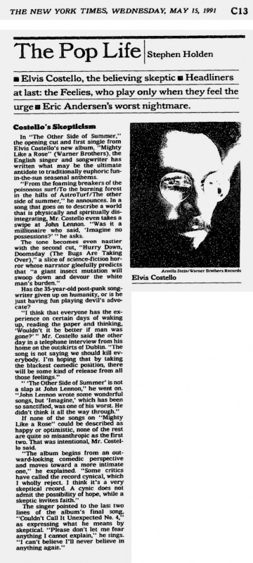 1991-05-15 New York Times page C13 clipping 01.jpg